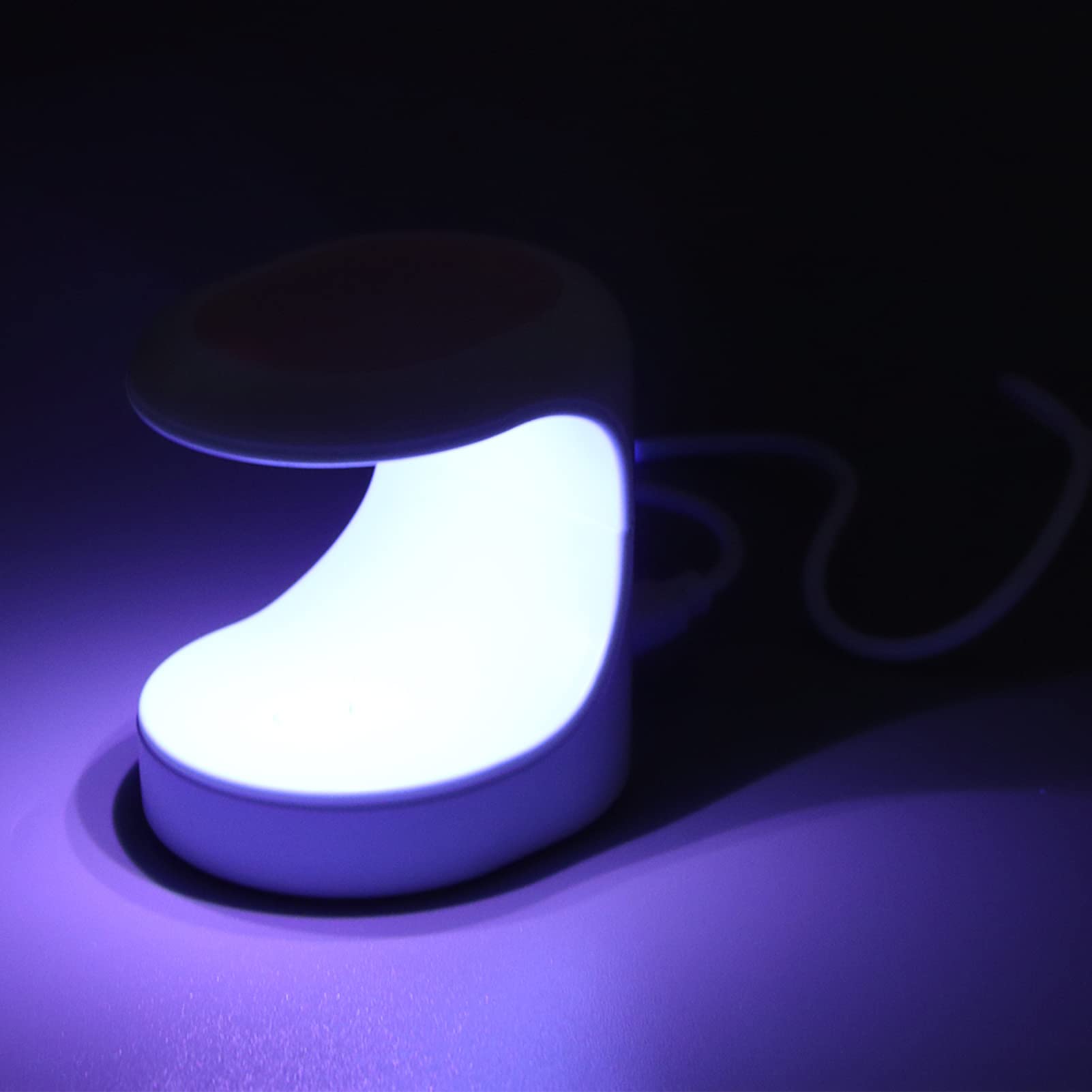Mini UV LED Nail Lamp - 16W Portable Fast Drying Nail Polish Light with USB Cable for Home & Salon Use - Perfect for Gel Manicures, Nail Art & DIY Nail Care