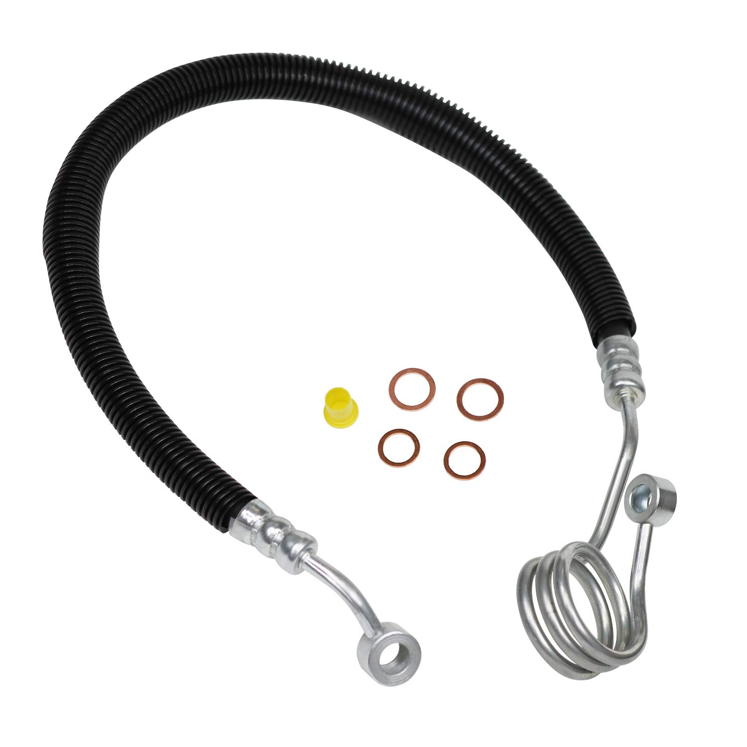 Plews & Edelmann 81034 Power Steering Pressure Line Hose Assembly - Replacement for Smooth Steering Performance | Compatible with Multiple Vehicle Models | Ideal for DIY Car Repairs & Maintenance