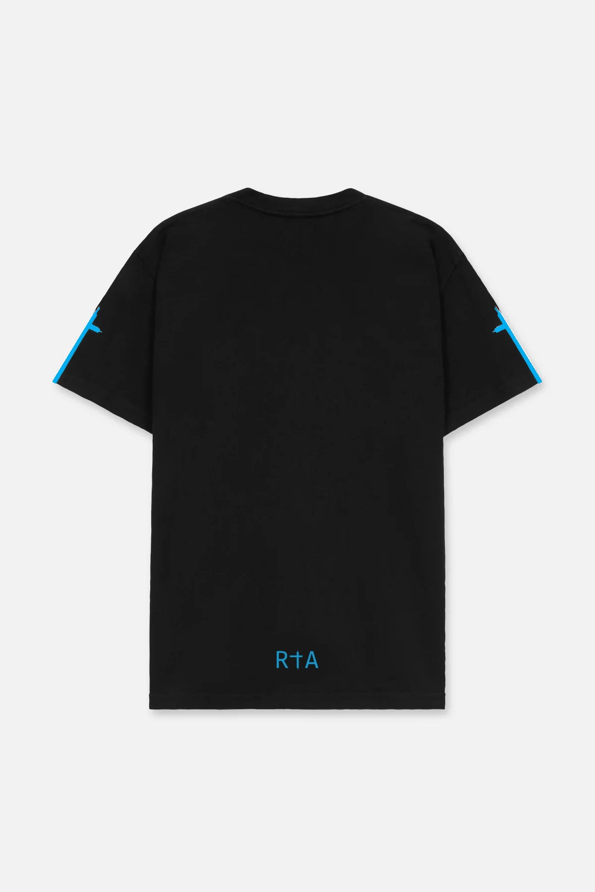 Colt Tee - Black and Blue Sleeve Cross T-Shirt for Men | Trendy Streetwear & Casual Outfit | Perfect for Daily Wear, Gym, and Outdoor Activities
