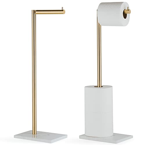 Gold Brushed/White Marble