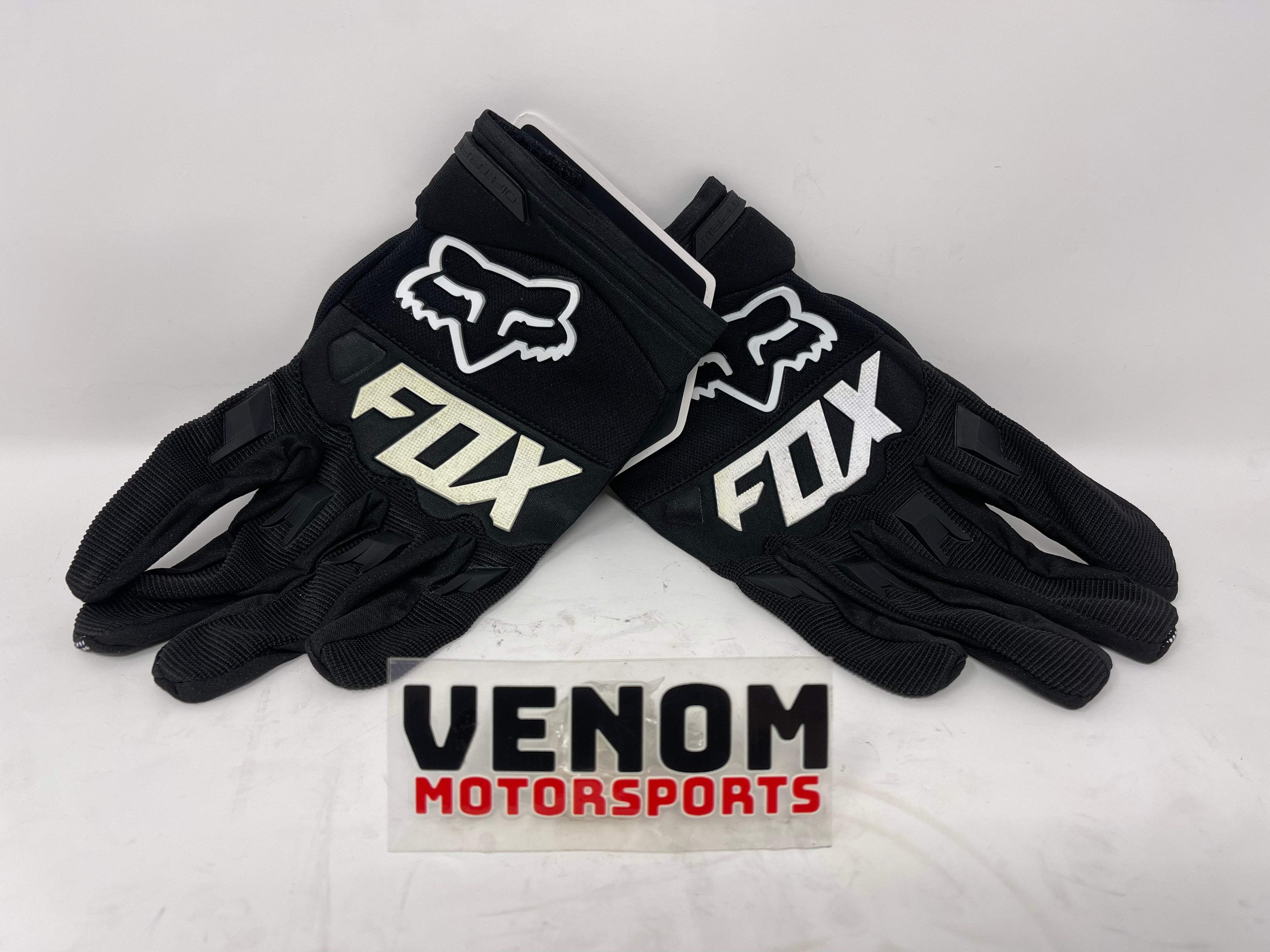 Fox Racing Gloves for Motorcycle & ATV - Black Motocross Gloves for Men & Women - Durable Off-Road Riding Gloves for MX, Dirt Biking & Adventure Sports