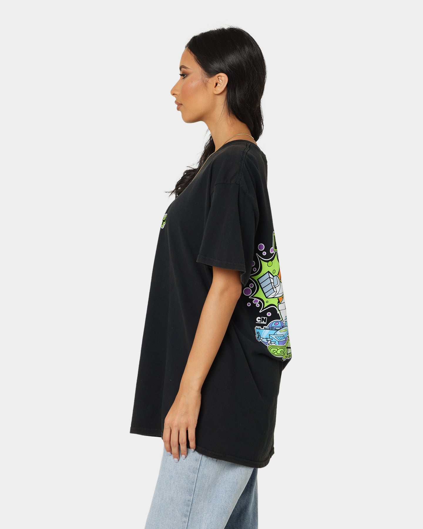Vintage Boy Genius Graphic T-Shirt - Black Wash Distressed Style - Perfect for Casual Wear, Street Fashion & Retro Outfits
