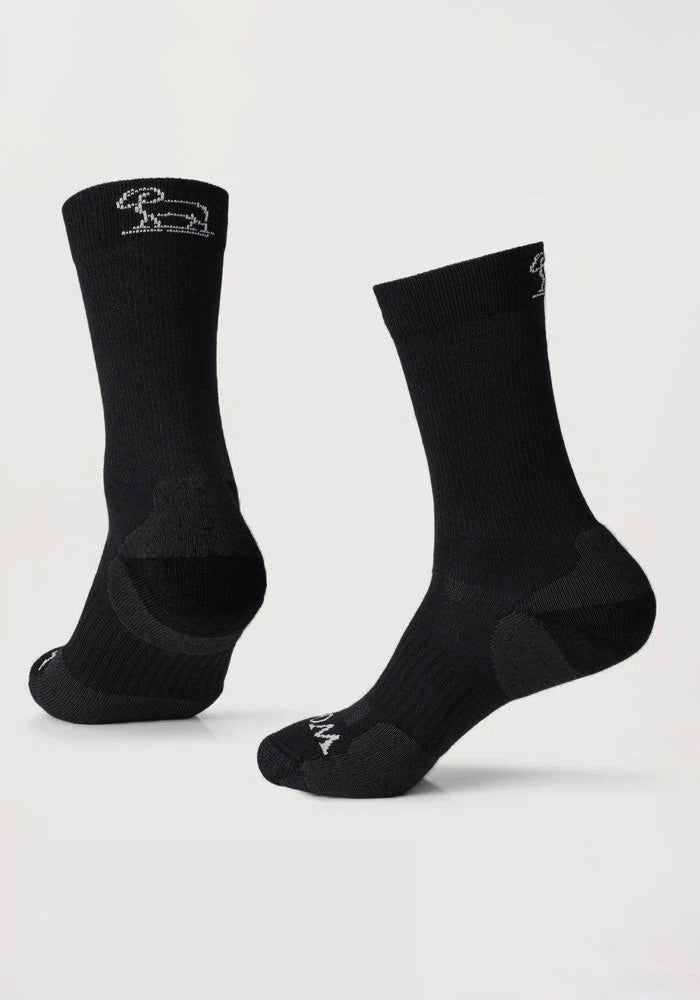 Harbor Crew Socks - Light Cushion Comfortable Athletic Socks for Men & Women - Black - Perfect for Running, Hiking, and Everyday Wear