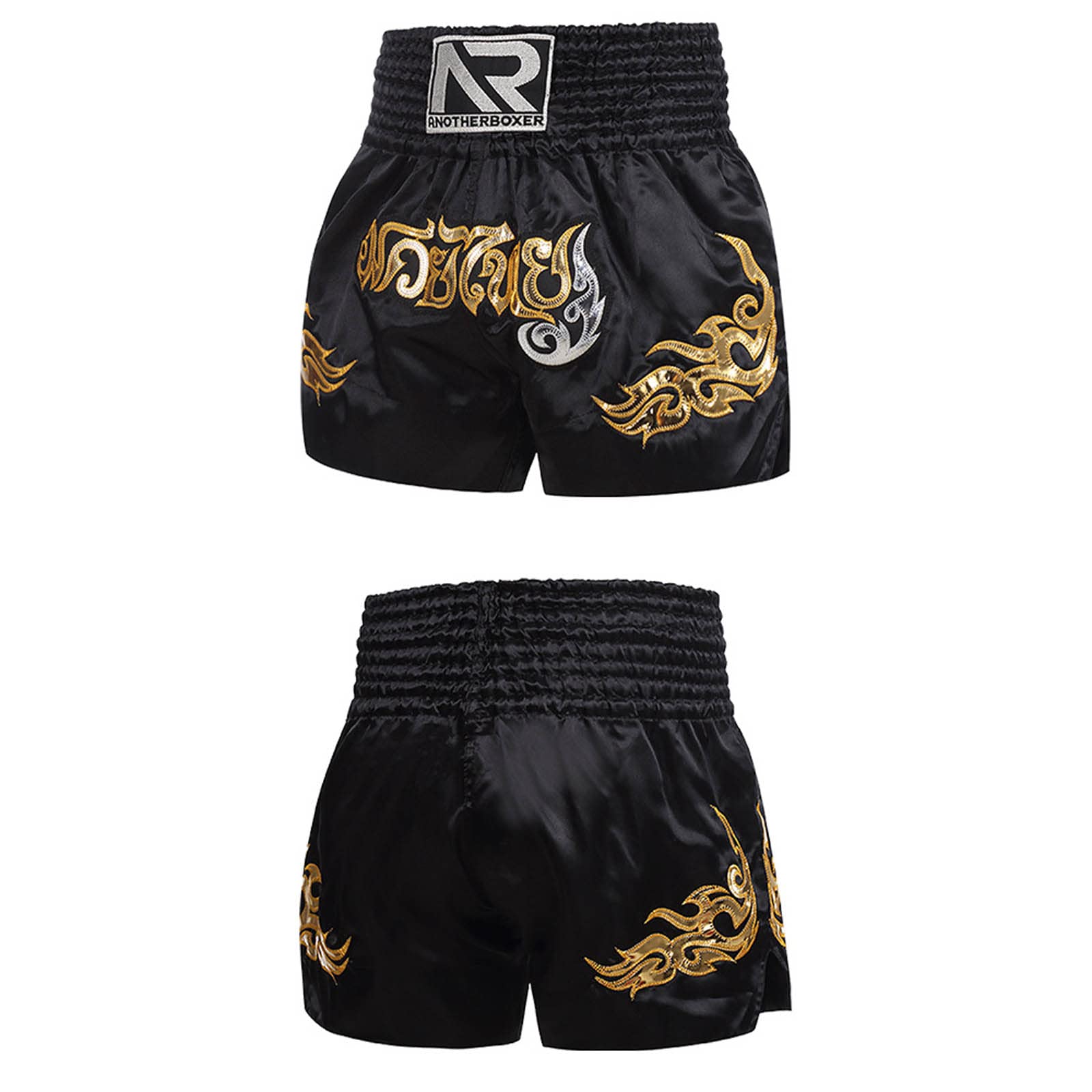Muay Thai Shorts for Men, Women & Kids - Breathable Boxing, Kickboxing & Grappling Training Shorts - Perfect for MMA, Gym Workouts & Martial Arts Practice