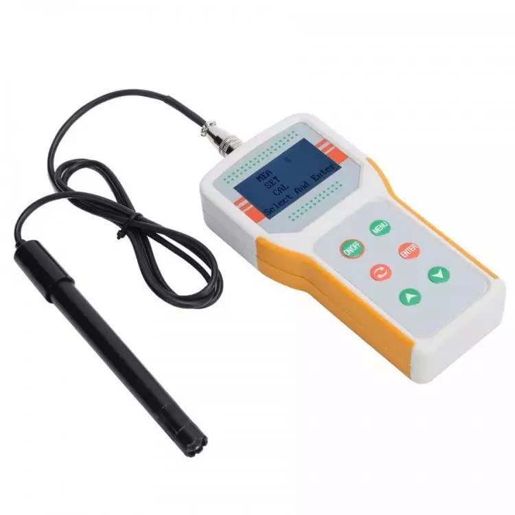 JPB-607A Digital Dissolved Oxygen Meter - 0-19.9mg/L Portable Water Quality Tester for Aquaculture, Fish Ponds & Hydroponics | Perfect for Monitoring Oxygen Levels in Fish Tanks, Koi Ponds and Aquatic Farms