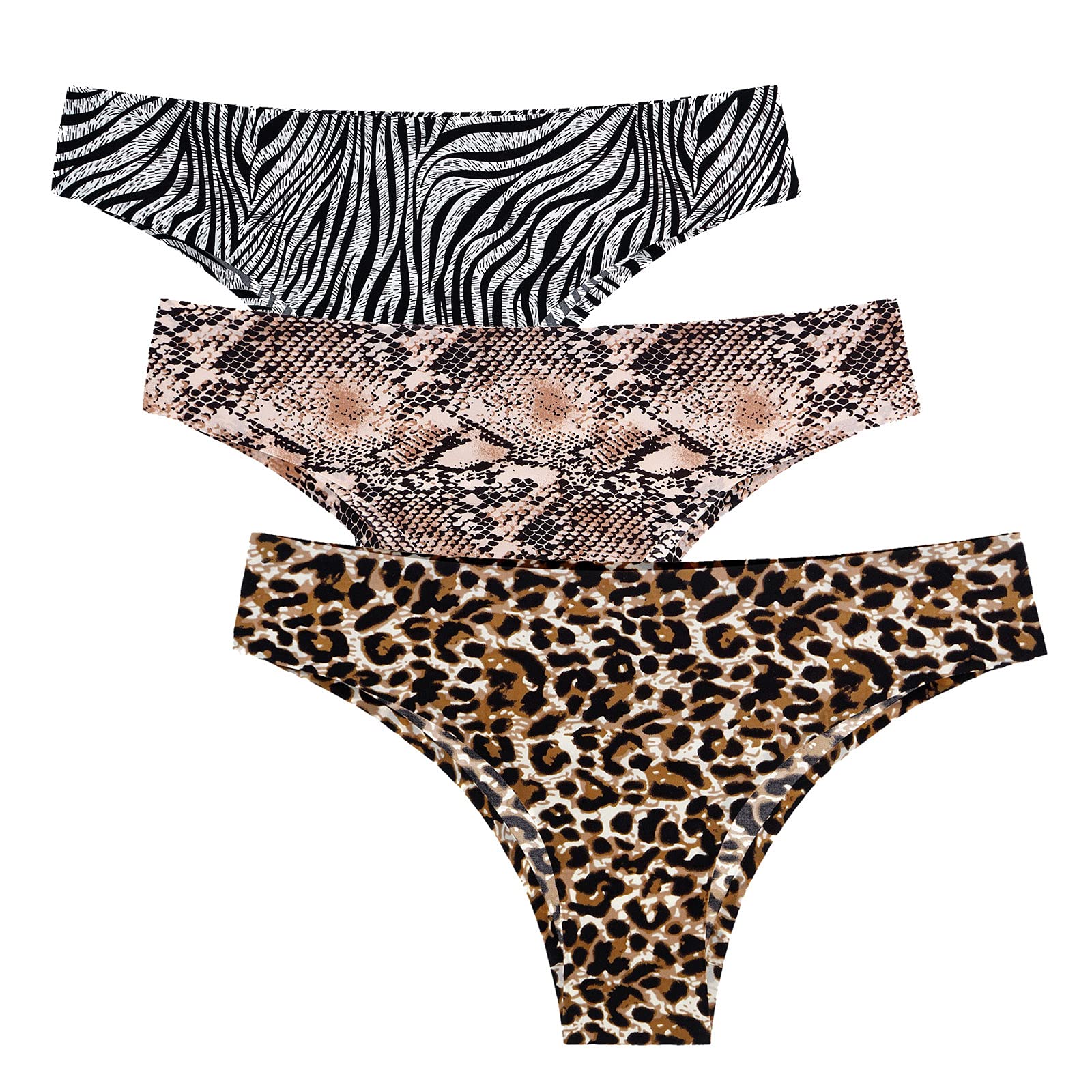 Sexy Low-Waist Transparent Women's Thong Panties - Comfortable Lingerie for Everyday Wear & Special Occasions