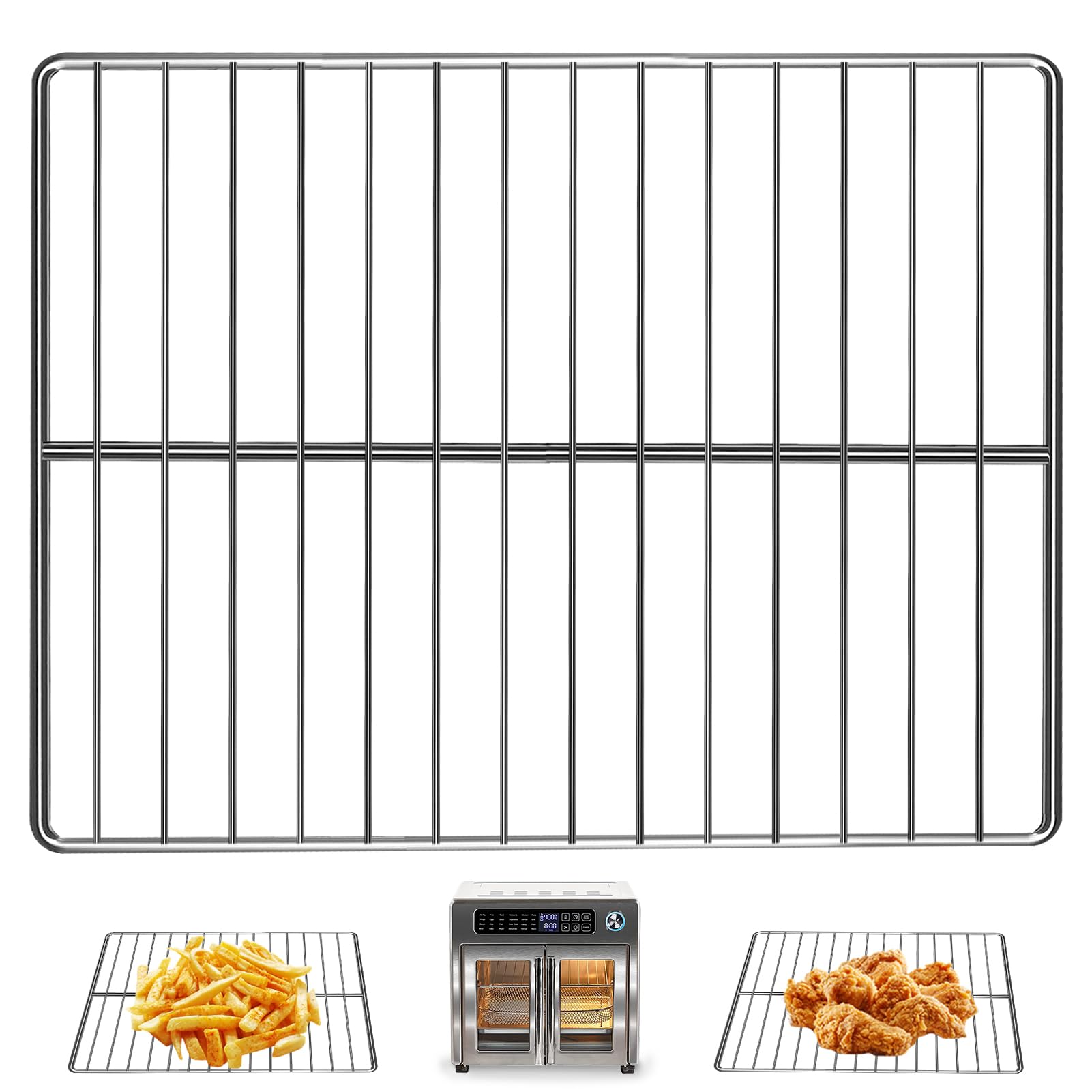 Stainless Steel Grill Rack for Emeril Lagasse 26 QT Extra Large Air Fryer - 12.5