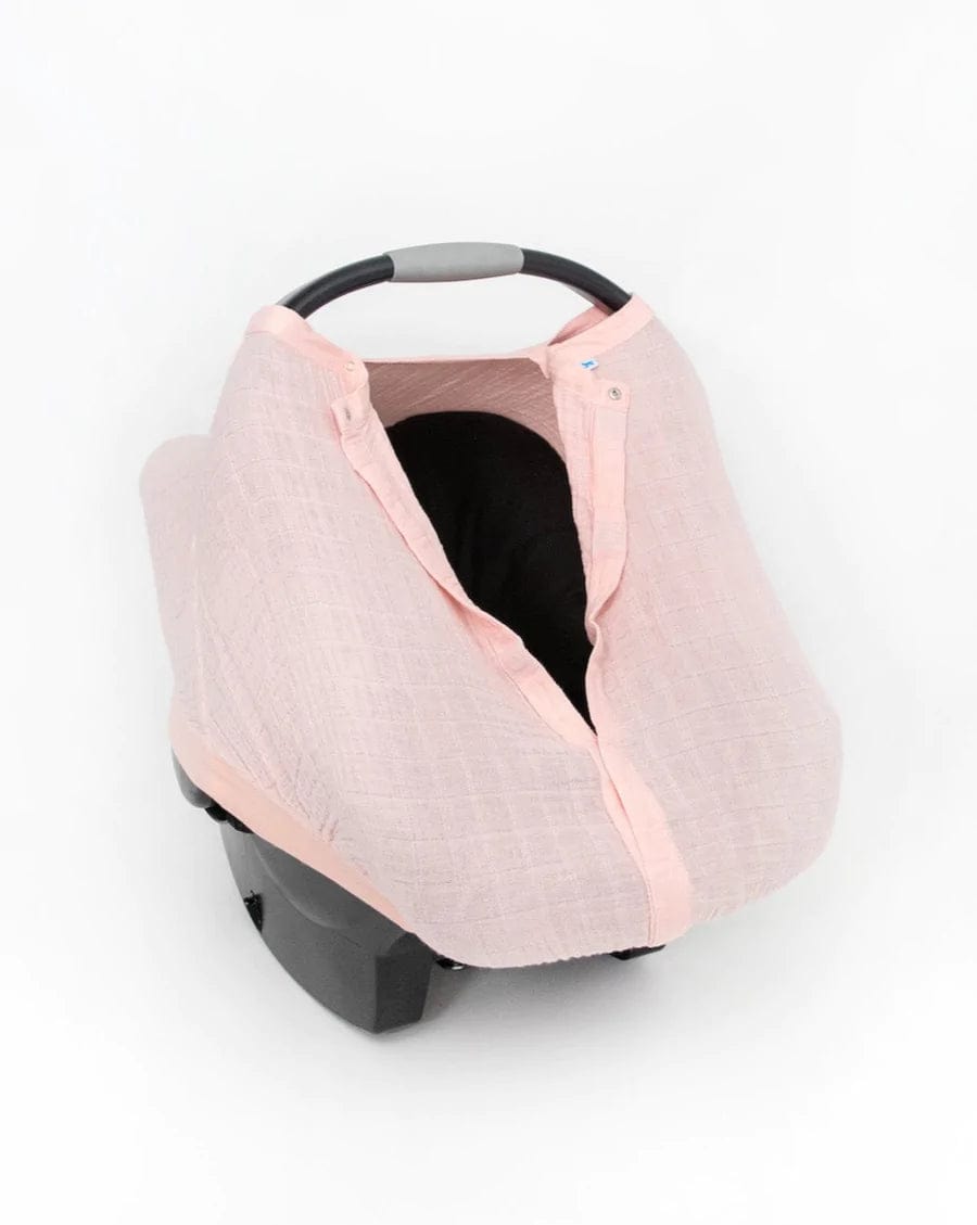Little Unicorn Cotton Muslin Car Seat Canopy - Soft Baby Car Seat Cover for Sun Protection & Privacy - Perfect for Strollers, Shopping Carts & Travel
