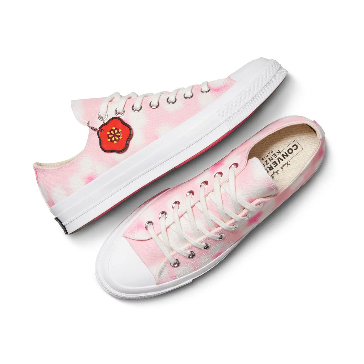 Kenzo Chuck 70 Lo 'Hana Leopard Pink Cosmos' Sneakers - Women's Fashion Casual Shoes for Streetwear & Everyday Outfits