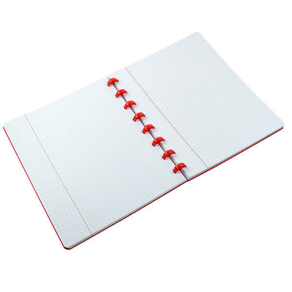 Atoma Classic Colours Card Cover Disc Bound Refillable Notebook 165 x 210mm - Customizable Planner for Office, School & Journaling