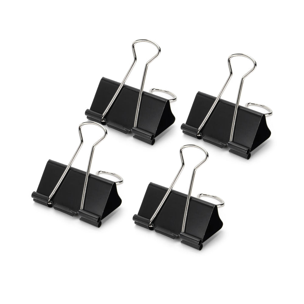 Sturdy Binder Clips for 3D Printer Bed Leveling - 4 Pack | Perfect for Ender 3, CR-10 & Other FDM Printers | Essential 3D Printing Accessories