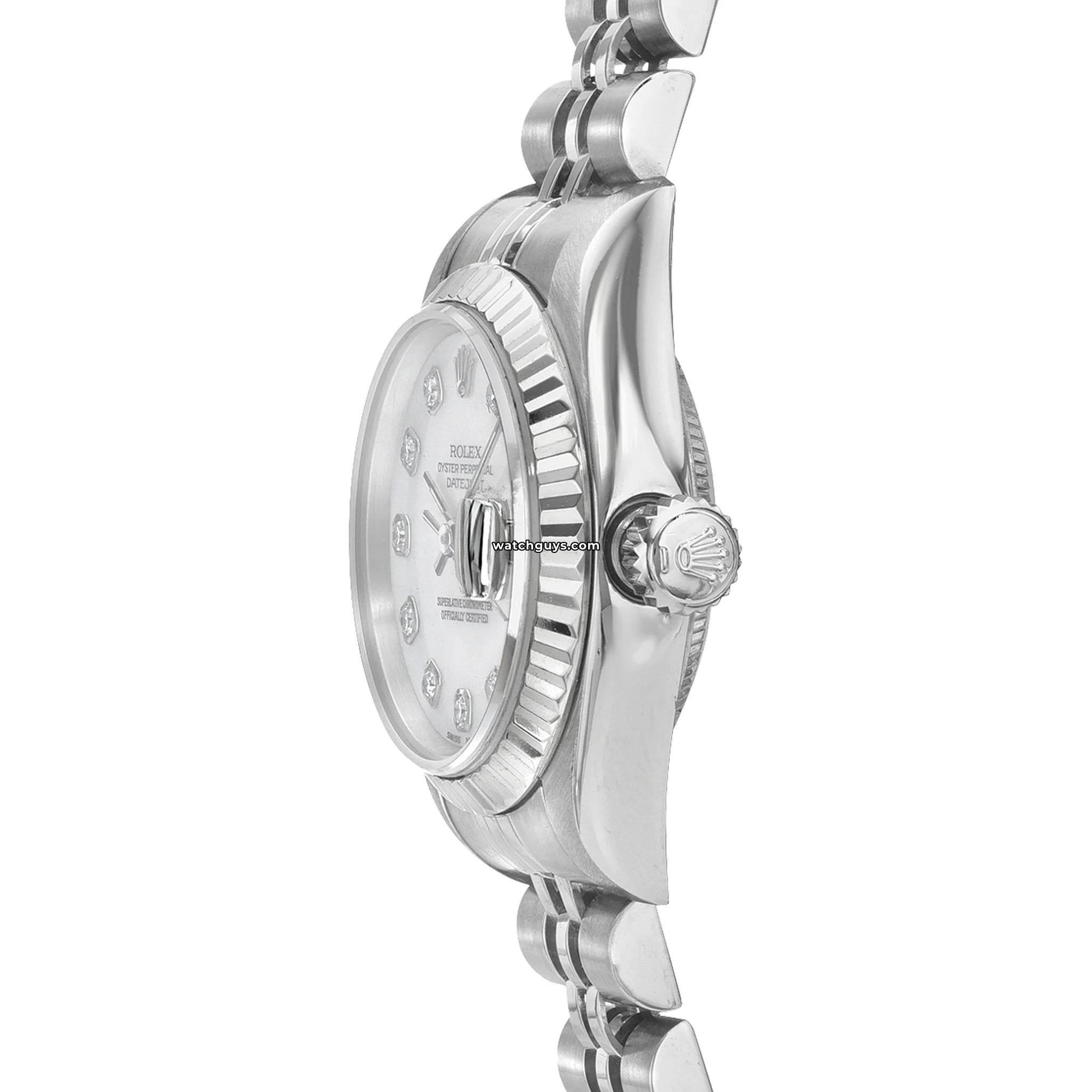 Rolex Datejust 69174 Ladies Watch - 26mm Stainless Steel Case with Mother of Pearl Dial & Diamond Hour Markers - Perfect for Business Meetings, Formal Events & Luxury Gift Giving