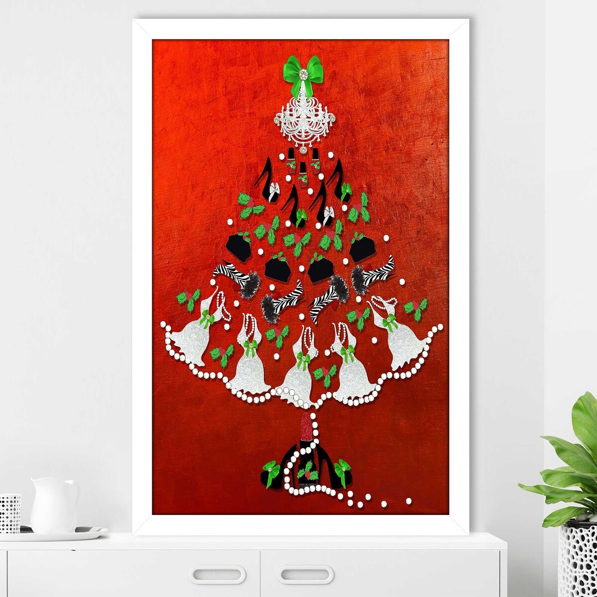 Jodi Print Acrylic Accessory Tree - Stylish Jewelry Organizer for Necklaces, Rings & Earrings | Perfect for Bedroom, Bathroom & Travel