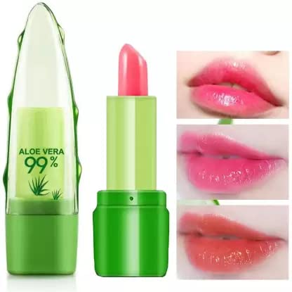Color Changing Lip Balm Pack of 1 - Moisturizing & Tints Lips Pink - Perfect for Daily Hydration, Makeup Looks & Gift Giving