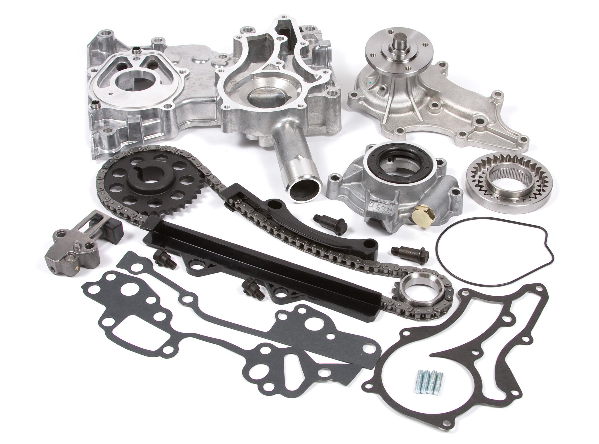 Evergreen TCK2000WOPT Timing Chain Kit Compatible with Toyota 22R Engine - Includes Timing Cover, Water Pump & Oil Pump | Perfect for Engine Rebuilds & Performance Upgrades