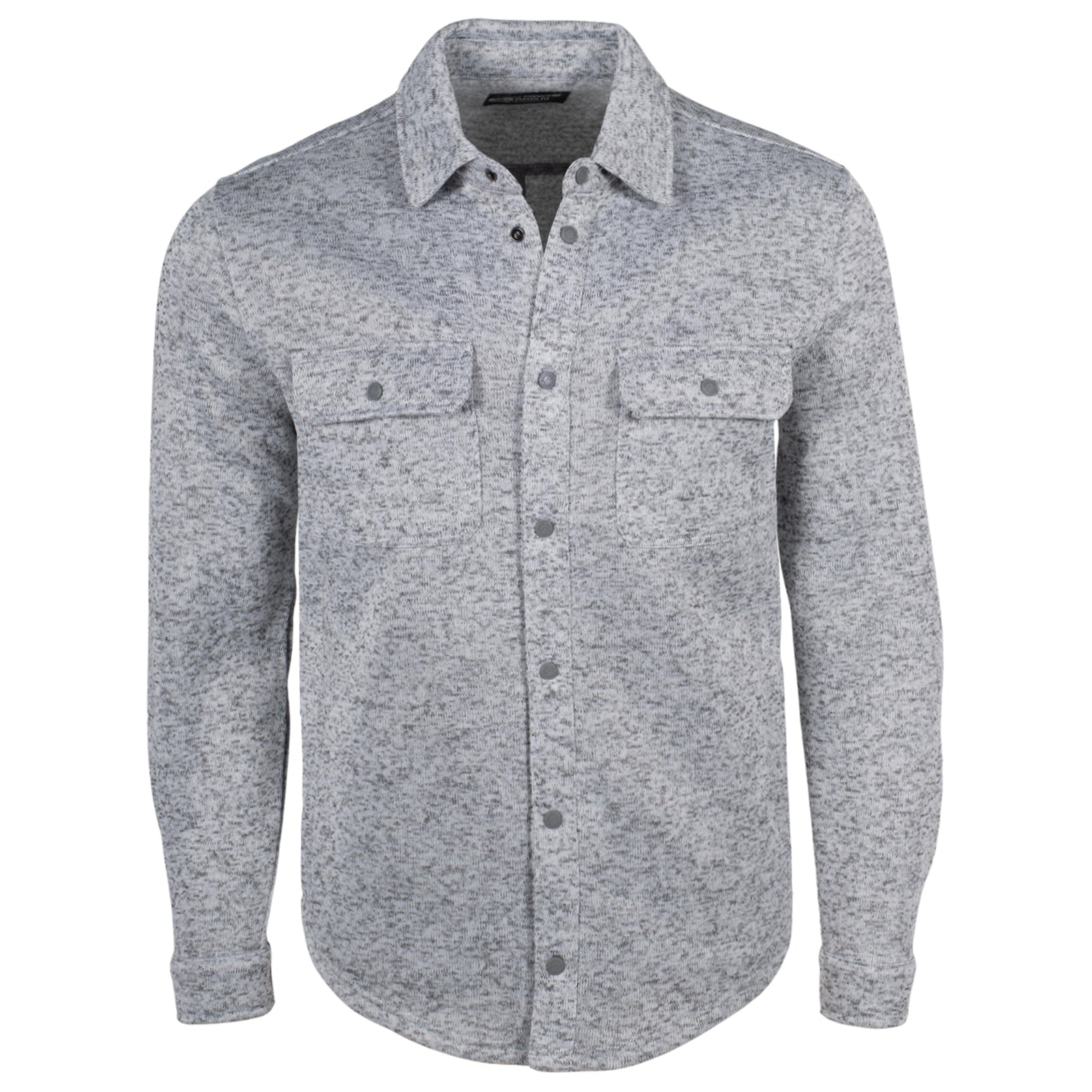 Men's Norris Shirt Jacket - Heather Grey | Lightweight Casual Outerwear for Fall & Spring | Perfect for Outdoor Activities, Hiking, and Streetwear Fashion