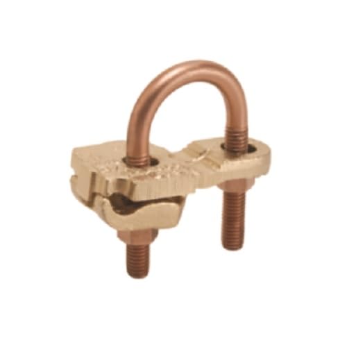Burndy GAR3902BU Pipe Ground Clamp 4AWG 3.5 Inch - Heavy Duty Copper Grounding Clamp for Electrical and Plumbing Systems | Perfect for Residential, Commercial, and Industrial Applications