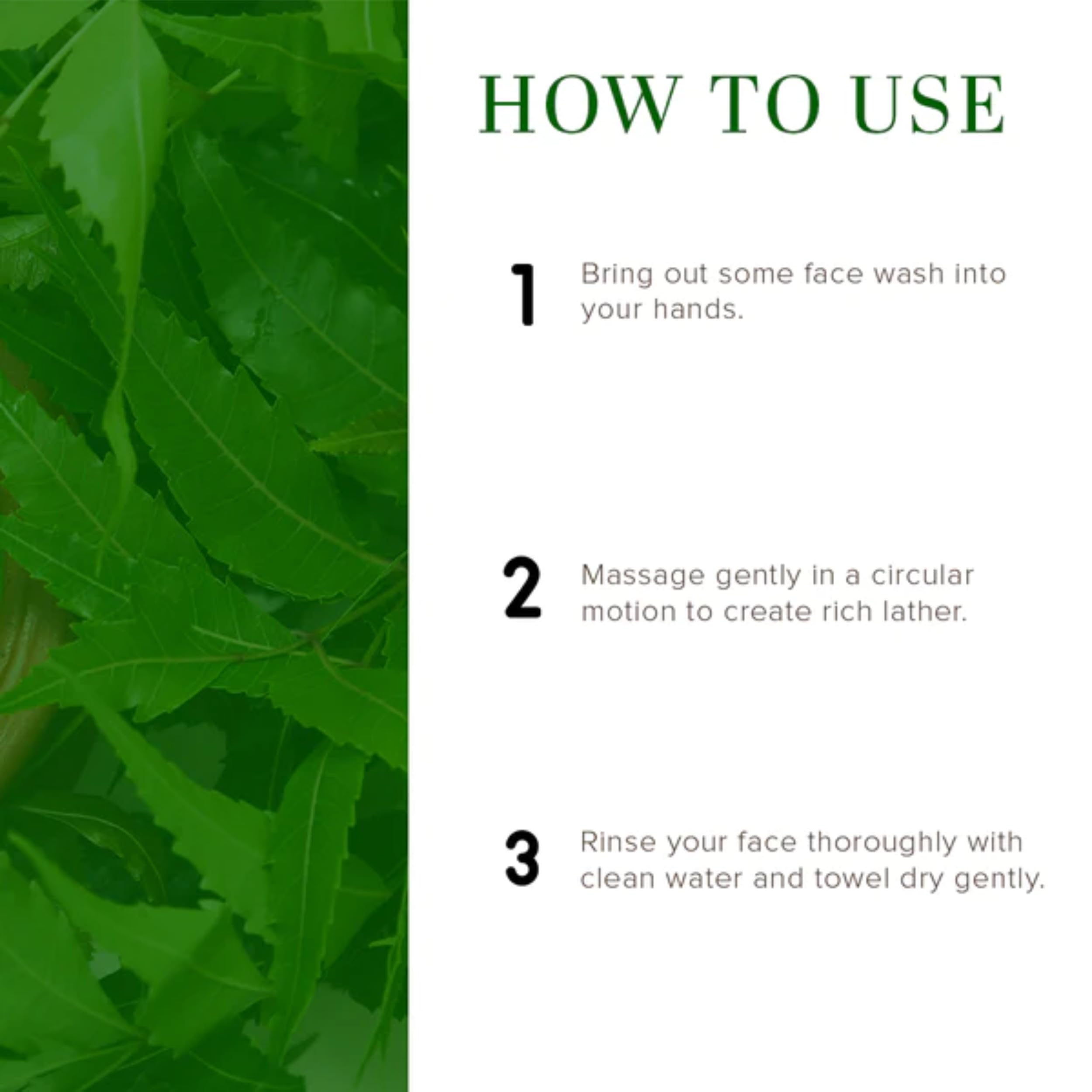 Khadi Natural Neem Tea Tree Face Wash - Acne Control & Glowing Skin - For All Skin Types - Daily Skincare Routine