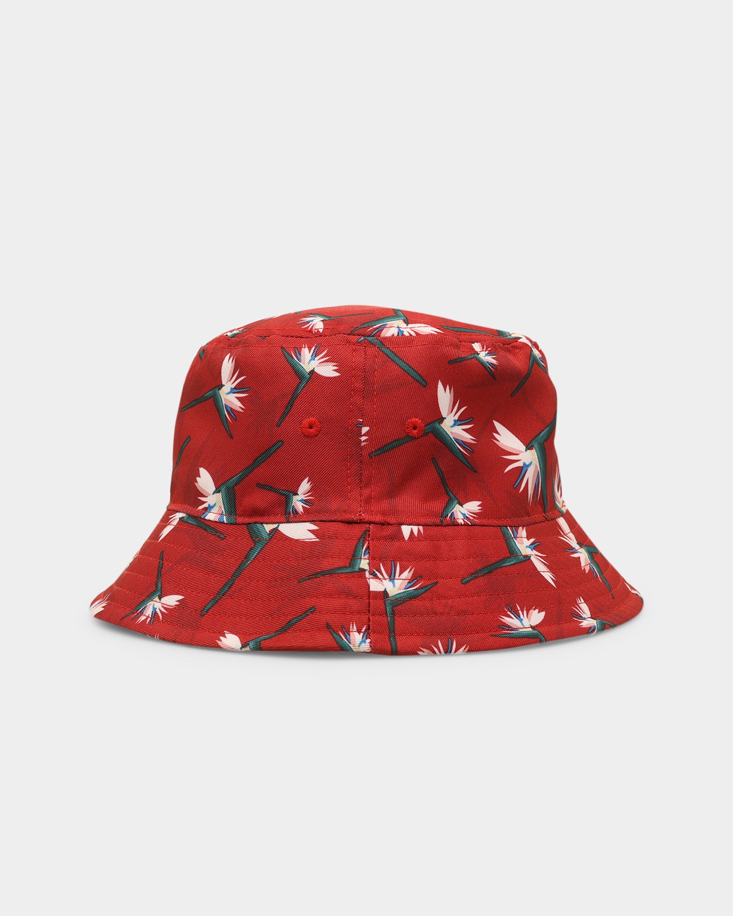Adidas Bucket Hat for Men & Women - Red & Off White Adjustable Sun Hat for Outdoor Sports, Beach, Hiking & Casual Wear