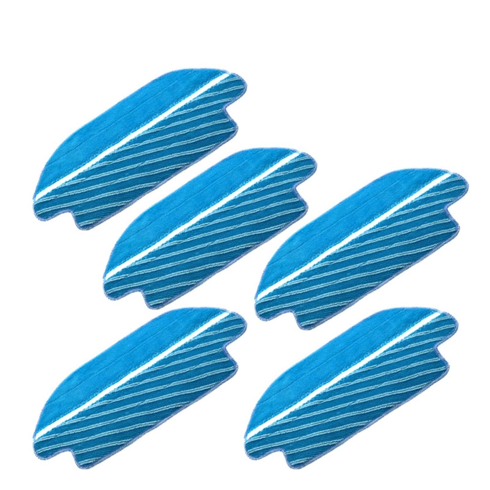 5pcs/10pcs Fabric Mop Inserts for Conga 3490 Series Robot Vacuum - Replacement Vacuum Cleaner Parts - Compatible with Robot Vacuum Cleaner Accessories - Washable Mop Pads for Hardwood Floors & Tile Cleaning