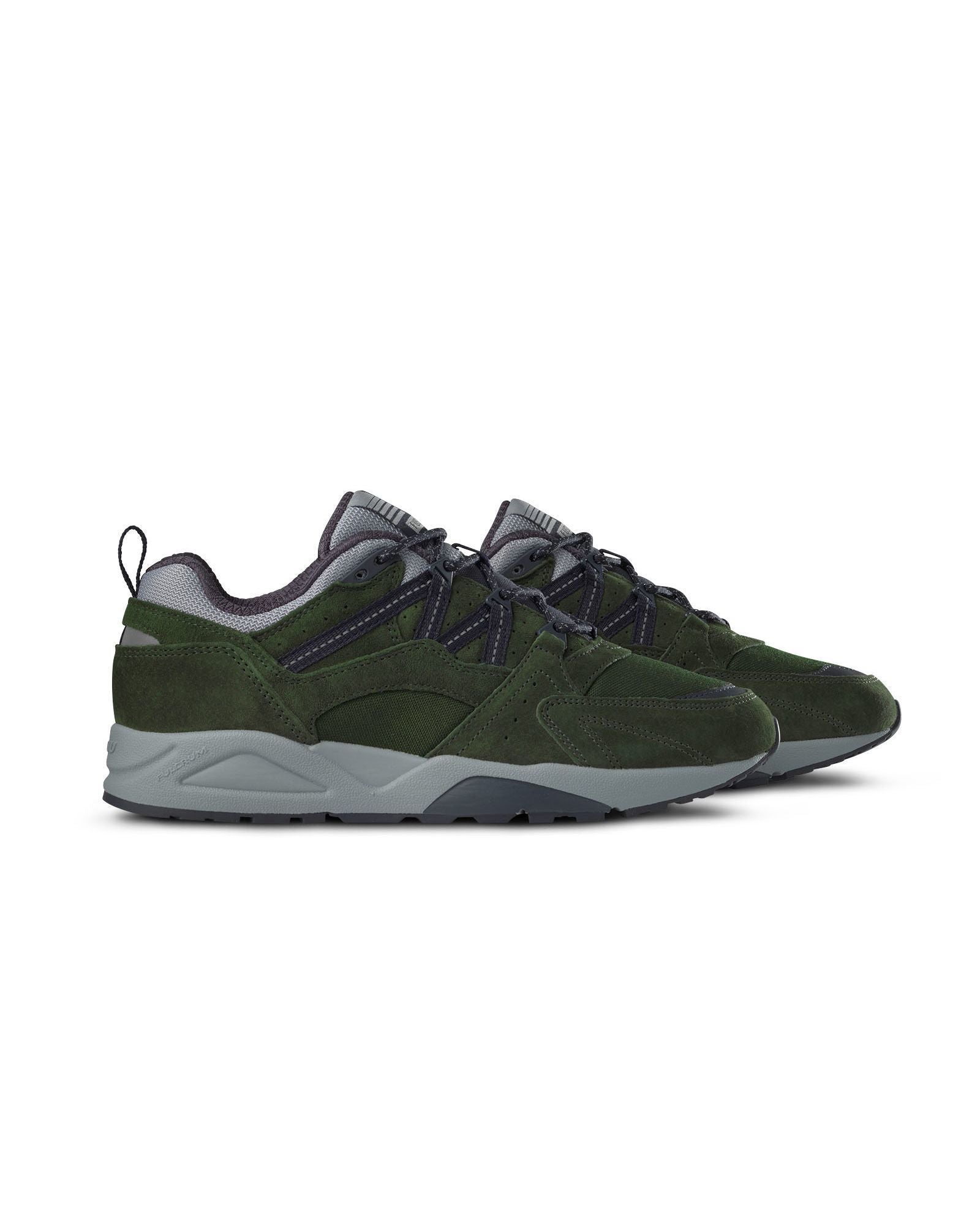 FUSION 2.0 Running Shoes - Lightweight & Breathable Kompu Green/Night Sky Color - Perfect for Jogging, Gym Workouts & Daily Wear