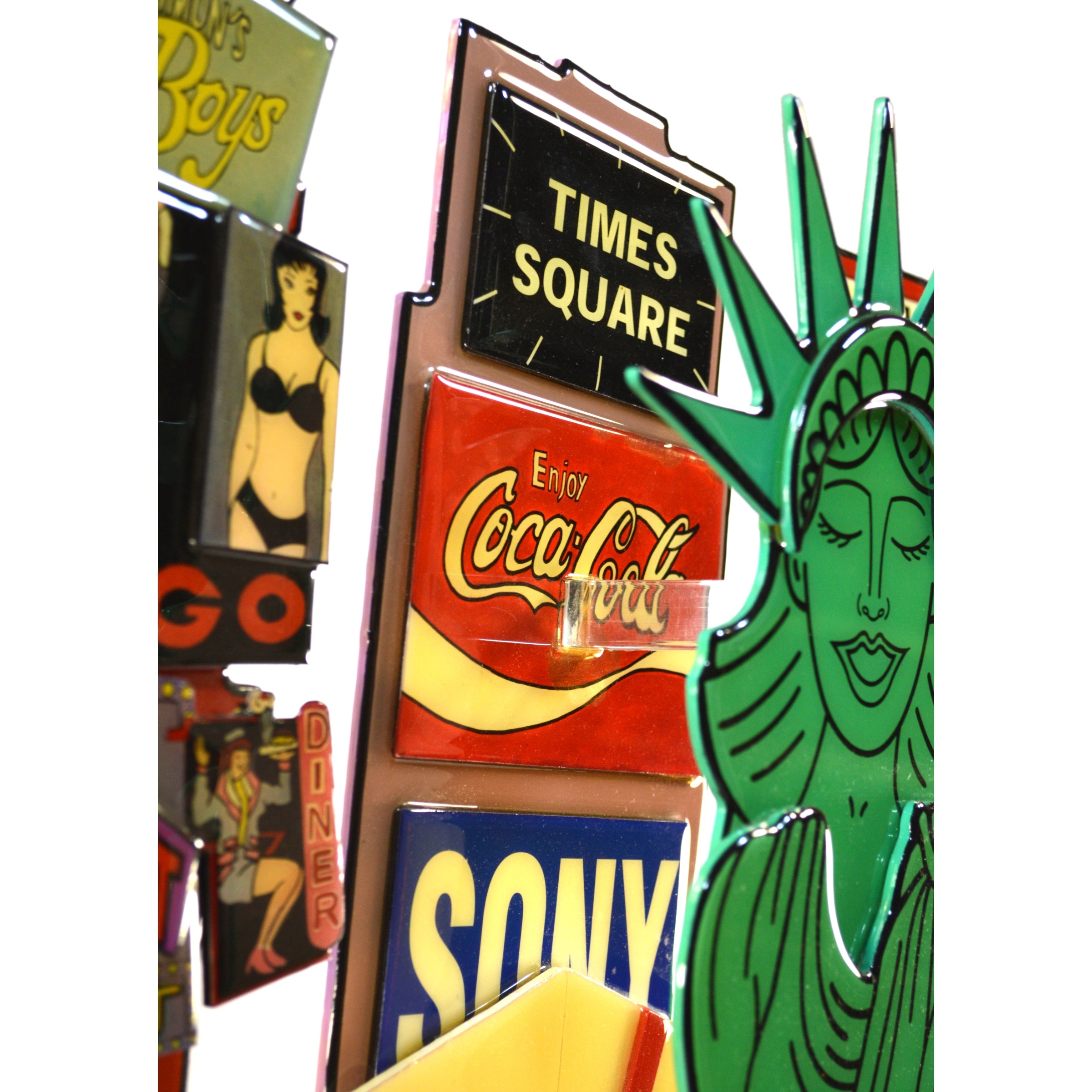 Original 3D Wall Art POPMOTION by Debbie Brooks - Statue of Liberty Limited Edition 122/250 - Rare Collectible for Home & Office Decor