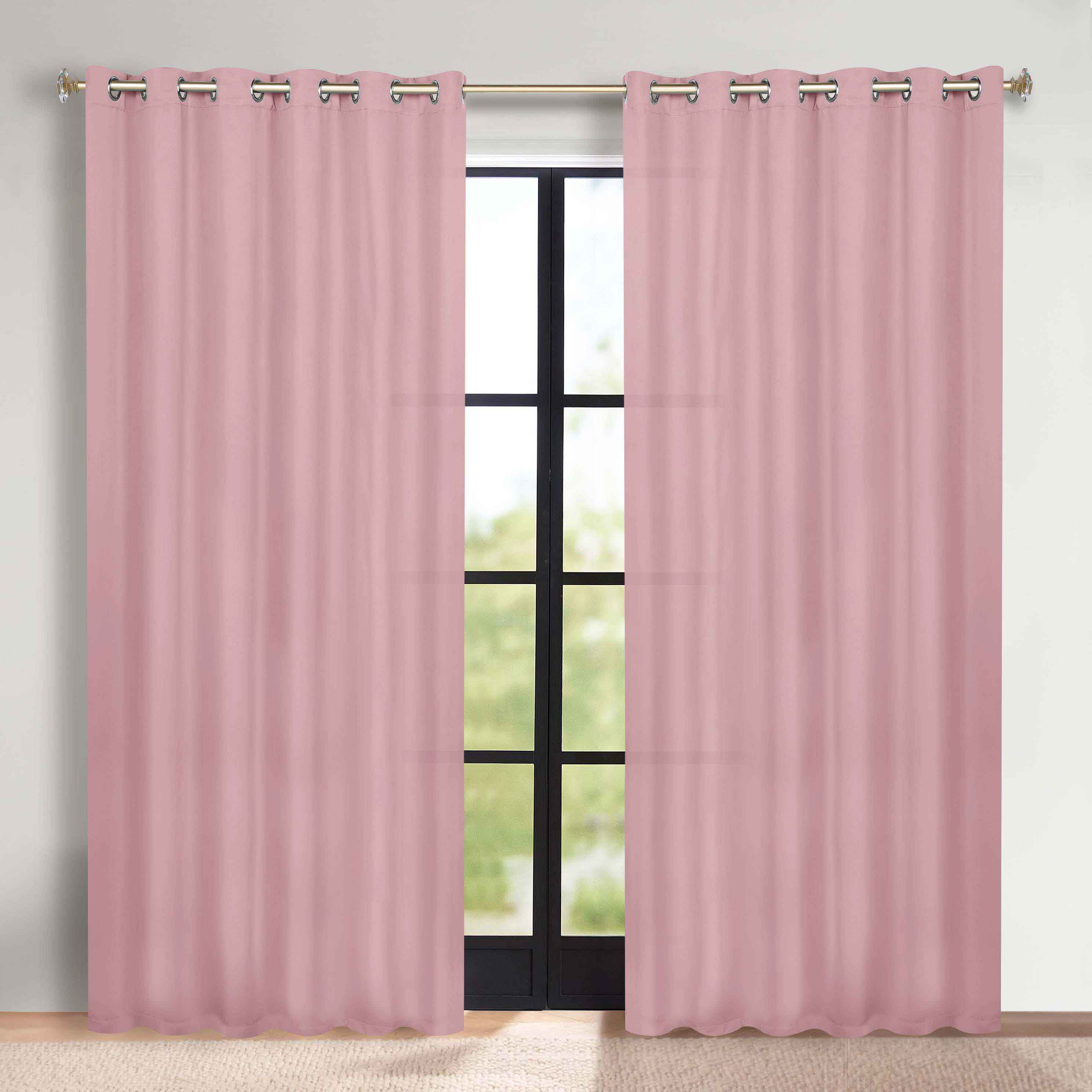 Blackout Curtains Set of 2 - Machine Washable, Room Darkening, Noise Reducing & Thermal Insulated for Bedroom, Nursery & Home Theater