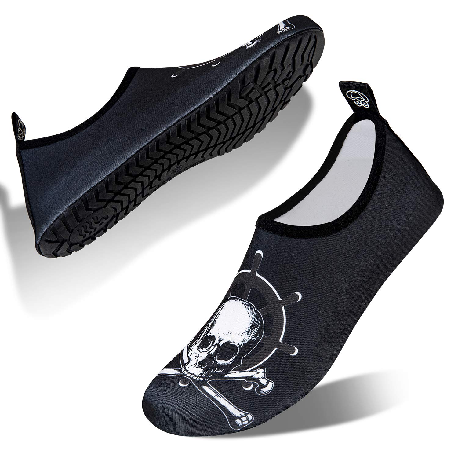 **Men's & Women's Quick-Dry Water Shoes - Barefoot Beach Pool Shoes for Surfing, Swimming & Yoga | Lightweight Aqua Socks for Water Sports & Outdoor Activities**