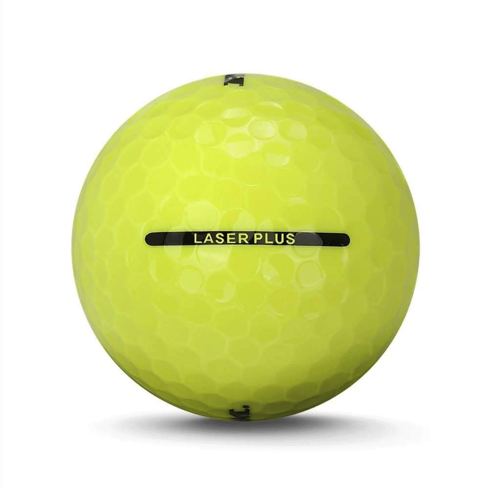 Ram 6 Dozen Soft Low Compression Laser Plus Golf Balls - Ideal for Slower Swing Speeds, Perfect for Beginners and Seniors on the Course
