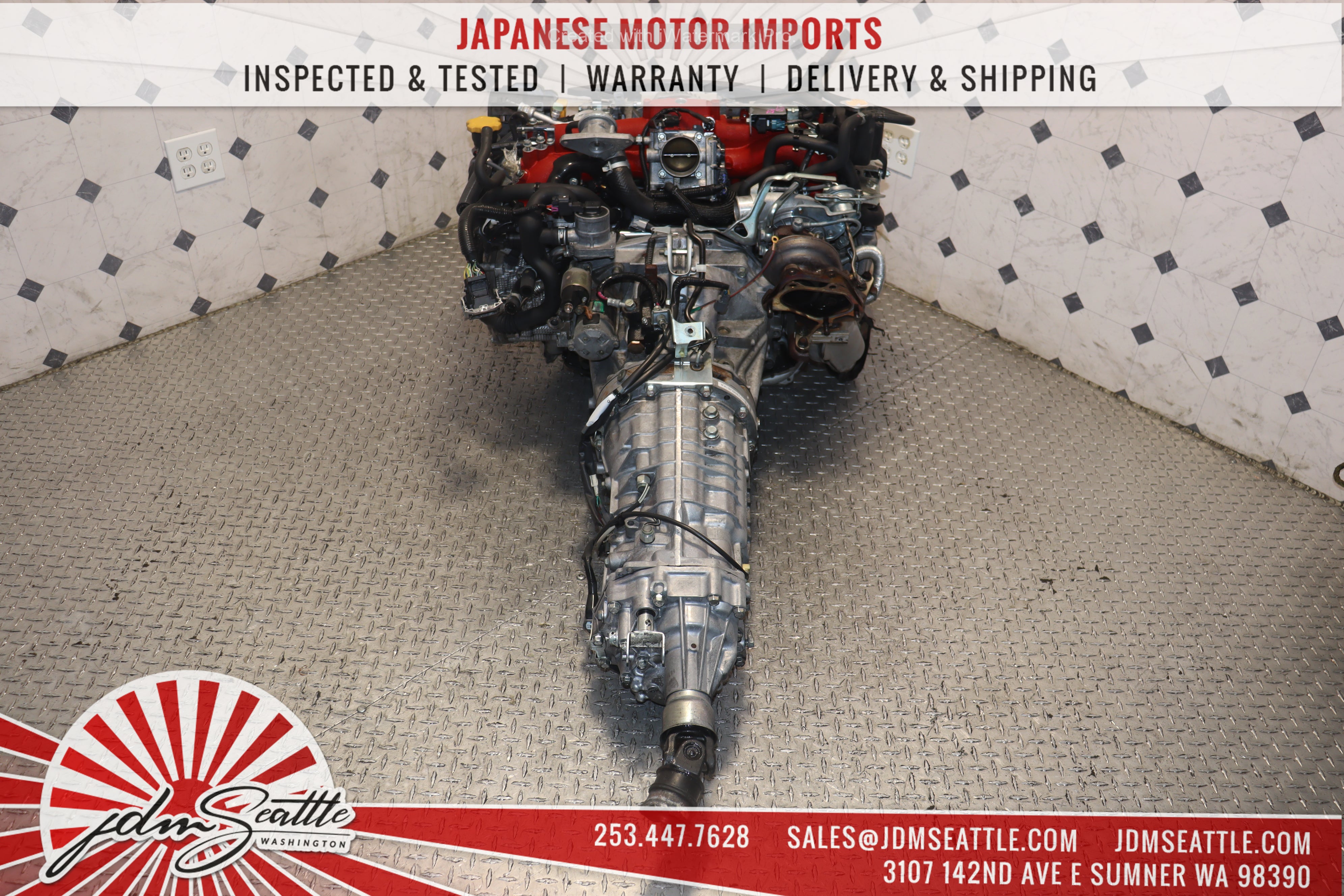 JDM EJ207 Turbo Engine V10 Spec C with 6-Speed Transmission for Subaru WRX STI - High-Performance Upgrade for Racing & Street Tuning