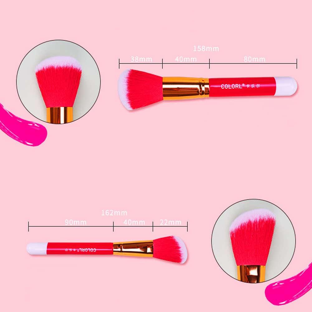 Premium 11-Piece Makeup Brush Set - Synthetic Kabuki Brushes for Foundation, Powder, Blush & Eyeshadow | Professional Cosmetic Brush Kit with Wooden Handle & Aluminum Ferrule | Ideal for Beginners & Makeup Artists | Perfect for Daily Makeup, Contouring & Full Face Application | Includes Travel Case