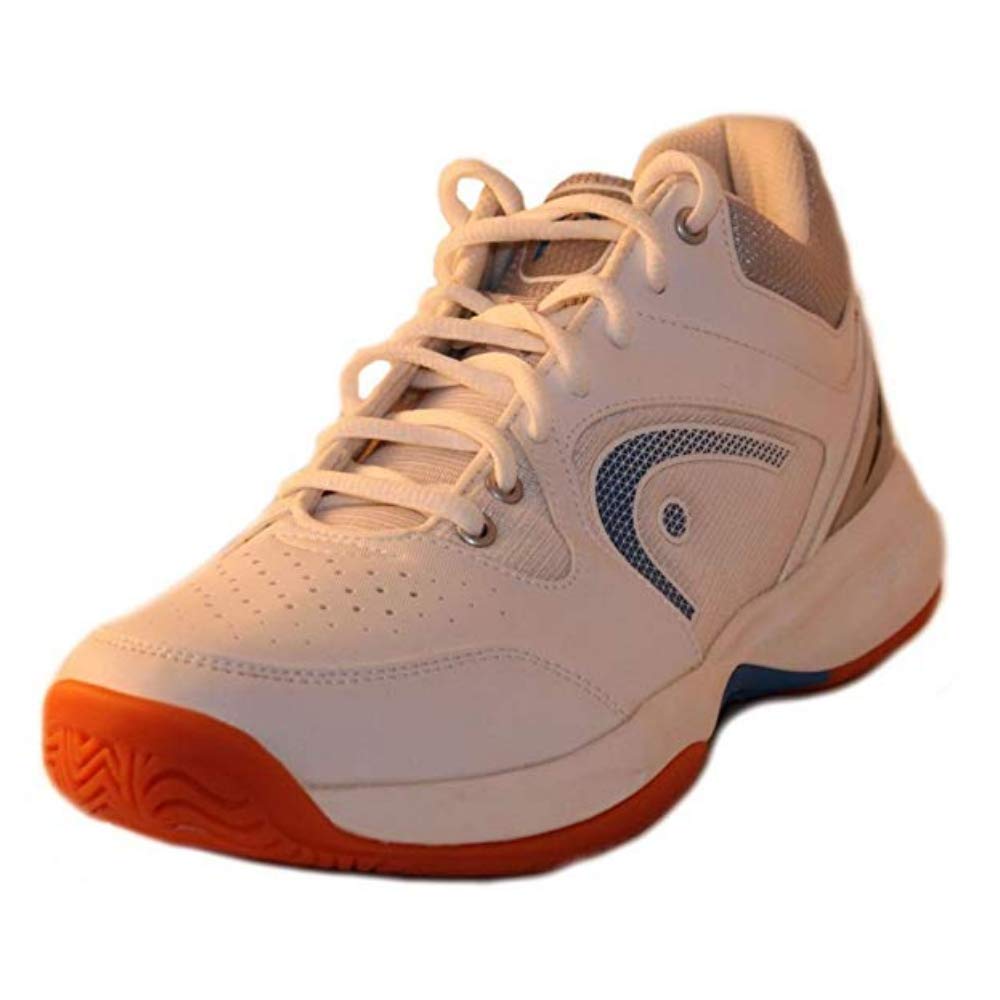 HEAD Men's Sonic 2000 MID Racquetball & Squash Shoes - Non-Marking Indoor Court Sneakers (Black/Blue, White/Blue) | Perfect for Competitive Play & Gym Training
