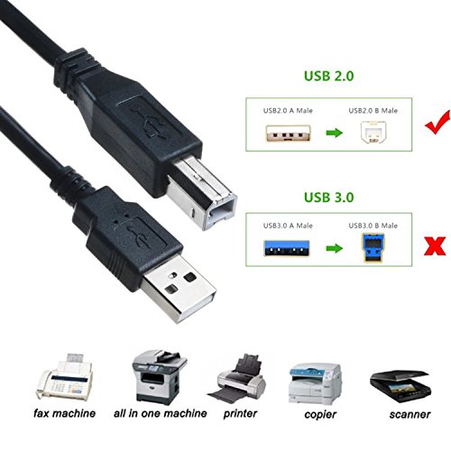 Numark NS6 NS7 III USB Cable - 6ft DJ Controller Cord for Laptop & PC - Perfect for Serato Mixing