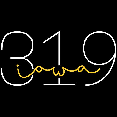 319 Area Code - Black