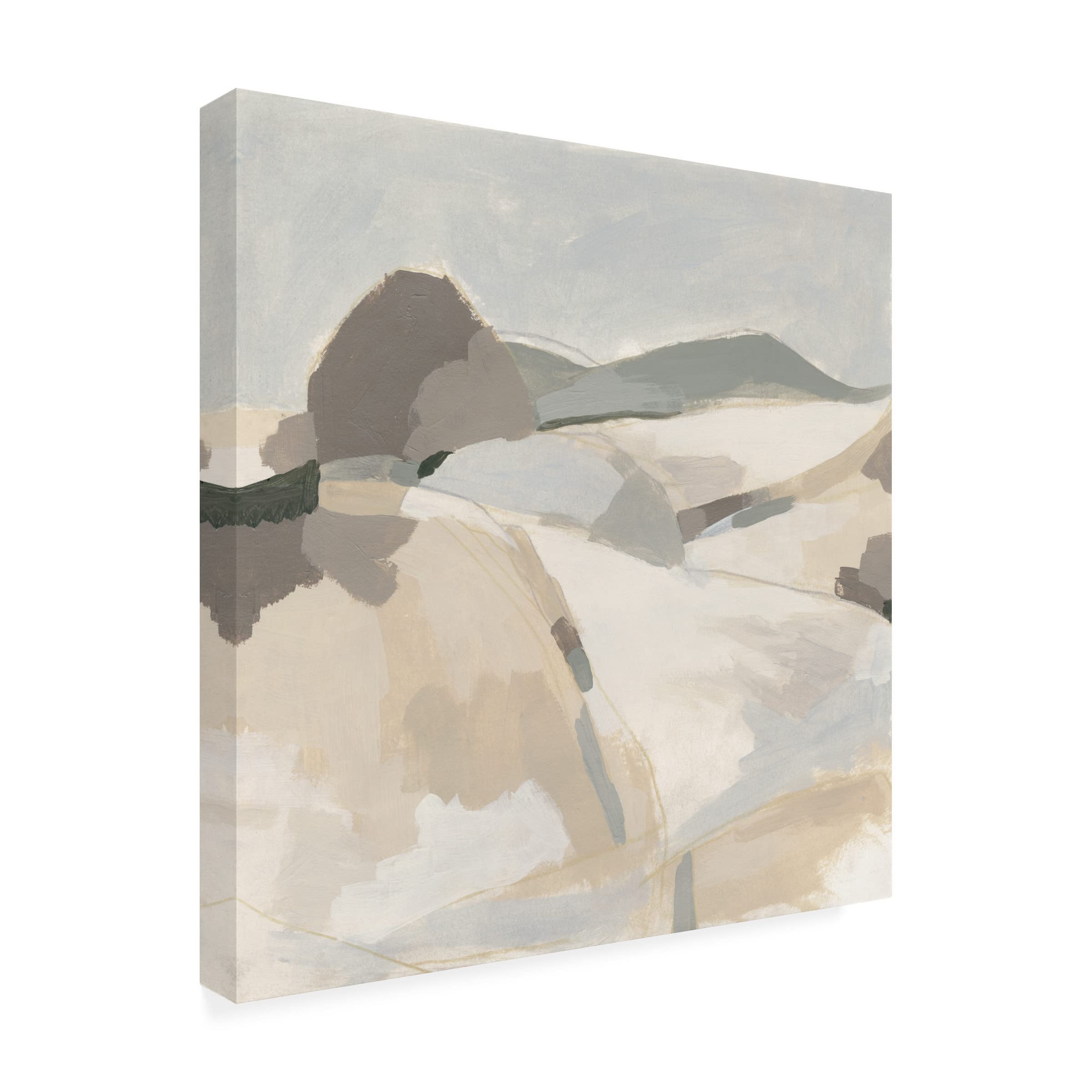 Trademark Fine Art 'Quiet Valley I' Canvas Wall Art Print by June Erica Vess - Perfect for Living Room, Bedroom & Office Decor
