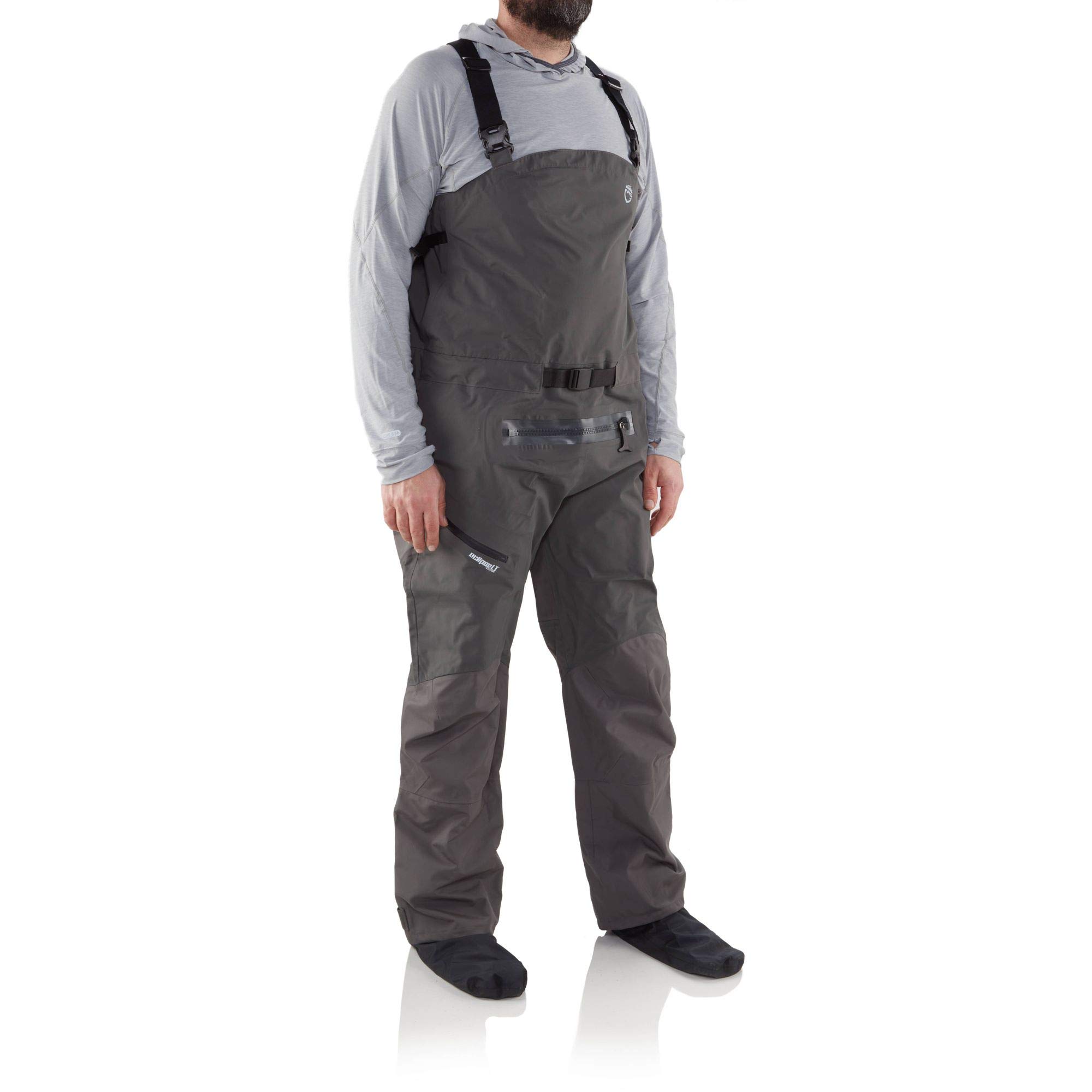 NRS Sidewinder Dry Bibs - Waterproof Paddling Pants for Kayaking, Canoeing & Fishing - Stay Dry in All Weather Conditions