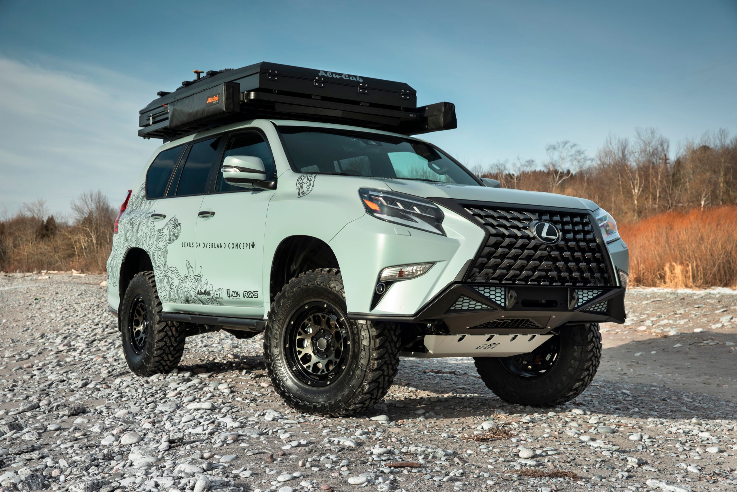 CBI Overland Rock Sliders for 2010-2023 Lexus GX 460 - Heavy Duty Off-Road Protection for Adventure & Trail Riding