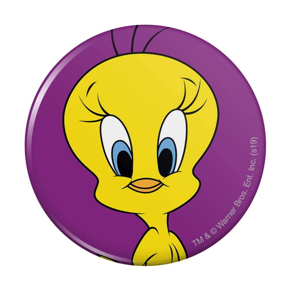 Looney Tunes Tweety Bird Fridge Magnet - Cute Cartoon Character Kitchen Refrigerator Locker Button Decor for Home, Office & Dorm Room Organization