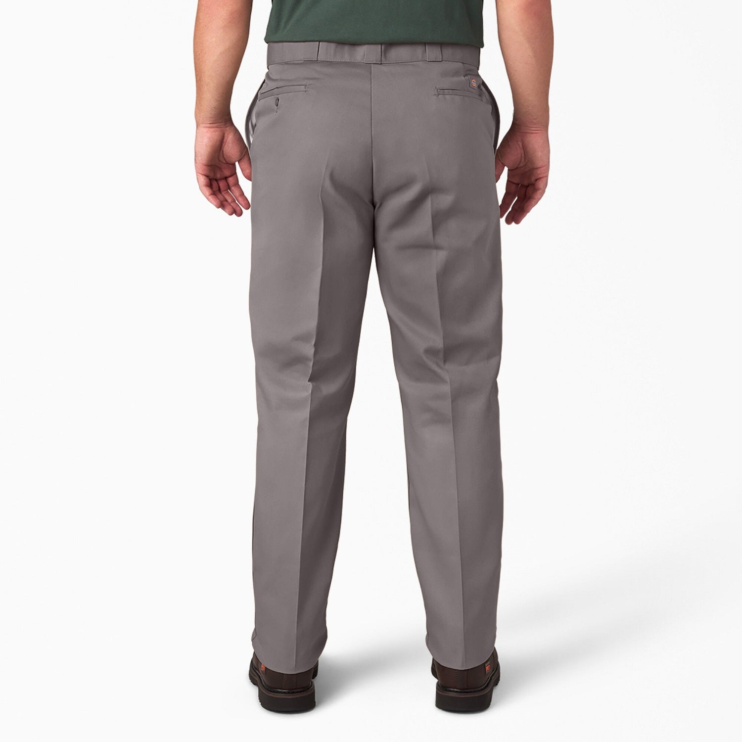 Dickies Men's Original 874® Work Pants - Durable Twill Fabric, Relaxed Fit, Silver - Perfect for Construction, Carpentry & Industrial Workwear