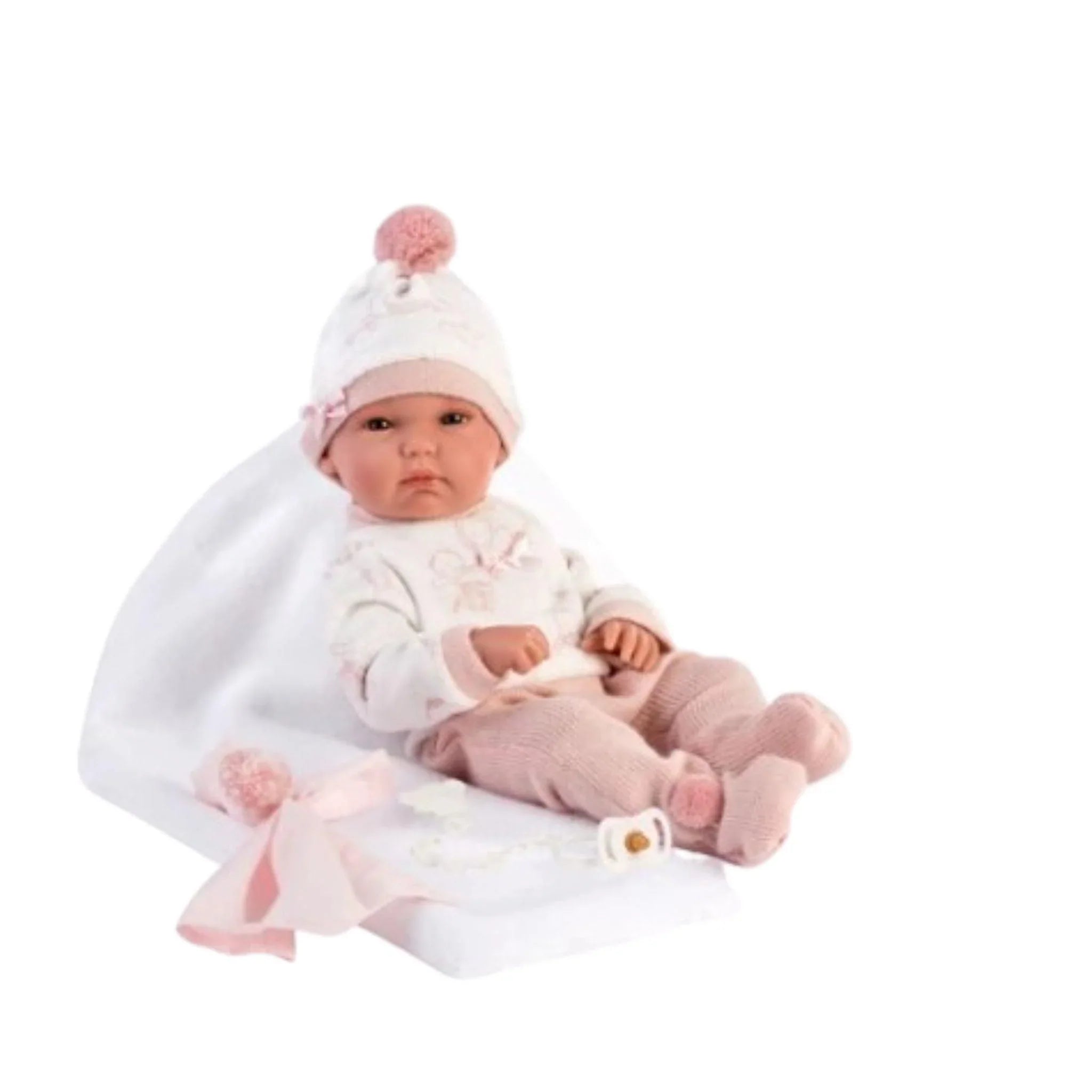 Brandy Baby Doll with Soft Blanket - Cute & Cuddly Newborn Doll for Kids - Perfect for Playtime, Gifts & Nursery Decor