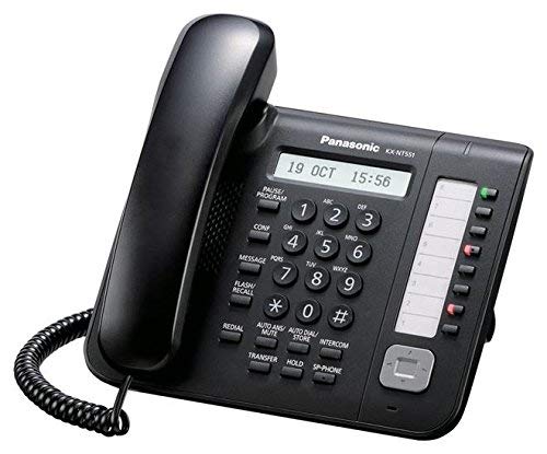 Renewed Panasonic KX-NT551-B IP Phone with HD Voice | VoIP Business Phone System | Ideal for Office, Call Center & Remote Work
