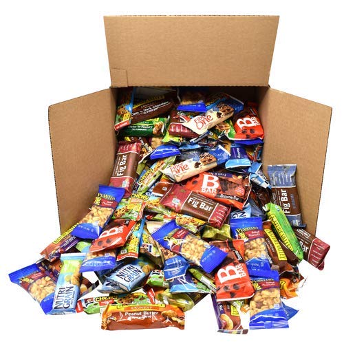 Healthy Snacks Variety Pack - 60 Count Grab & Go Snack Box with Nuts, Dried Fruits & Granola Bars | Perfect for Office Snacks, School Lunches, Meetings & On-the-Go Nutrition