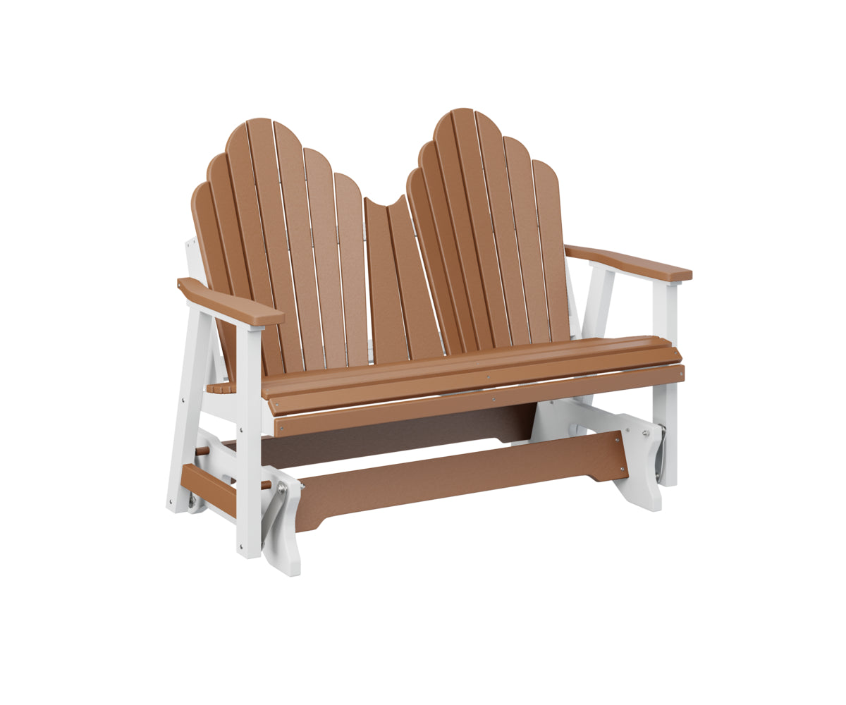 Berlin Gardens Cozi Back Double Glider - Outdoor Patio Swing with Canopy, Comfortable 2-Person Bench Glider for Garden, Porch, Deck - Perfect for Relaxing and Enjoying Nature