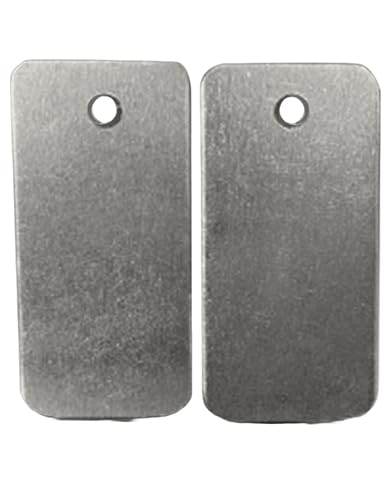Aluminum X-Ray Markers - Blue Left Side Only with 1/2