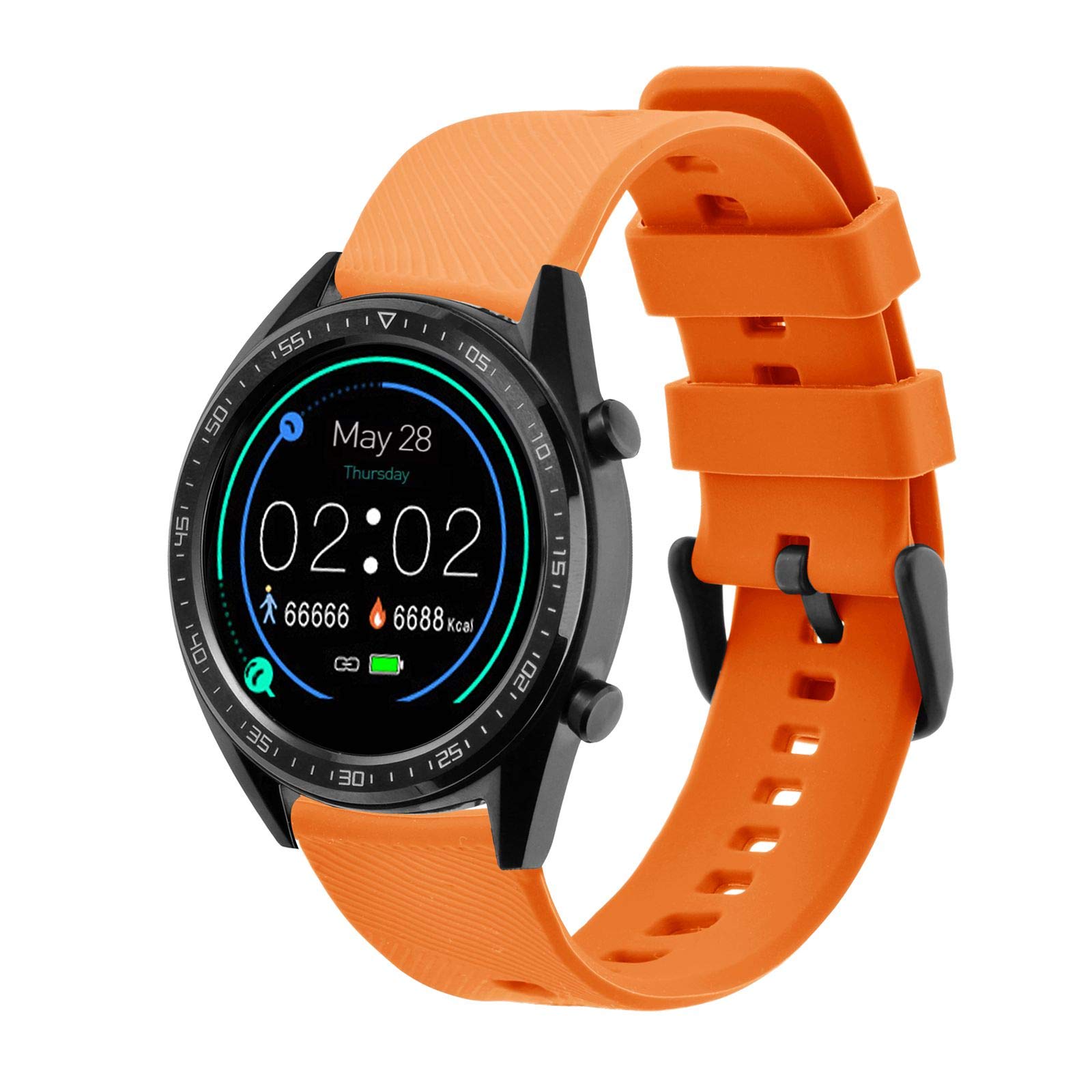 BISONSTRAP Quick Release Silicone Watch Band 18mm 19mm 20mm 21mm 22mm - Durable Comfortable Strap for Men & Women - Perfect for Sports, Work & Everyday Wear