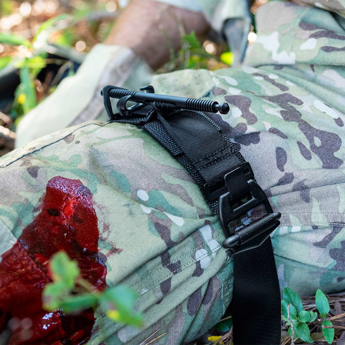 Gen 4 Tactical Tourniquet - Wide Black Emergency First Aid Kit for Military, Outdoor Survival & Trauma Care