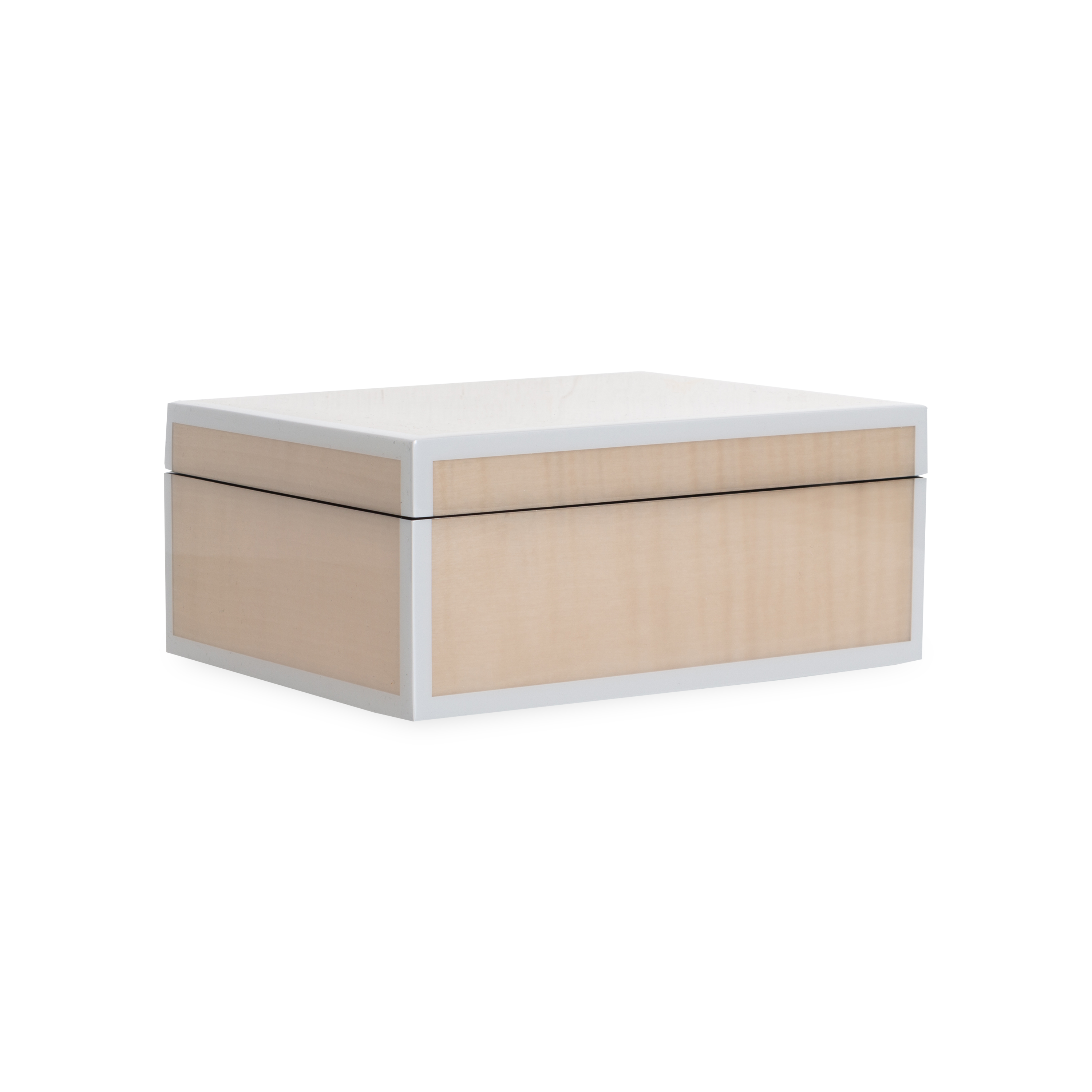 Handcrafted Lacquered Sycamore Wood Jewelry Box - Elegant Storage for Rings, Necklaces & Keepsakes | Perfect for Home Decor, Gift Giving & Organizing Valuables