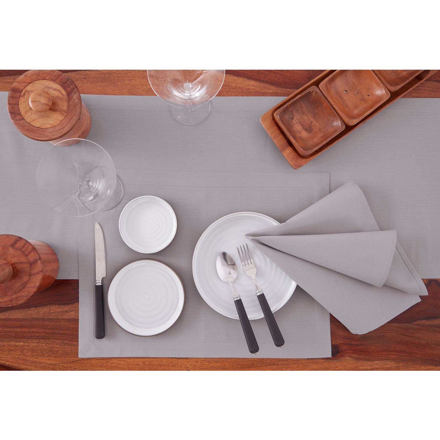 Premium Cotton Linen Napkins Set - Soft, Absorbent & Eco-Friendly Dinner Napkins for Formal Dining, Parties & Everyday Use