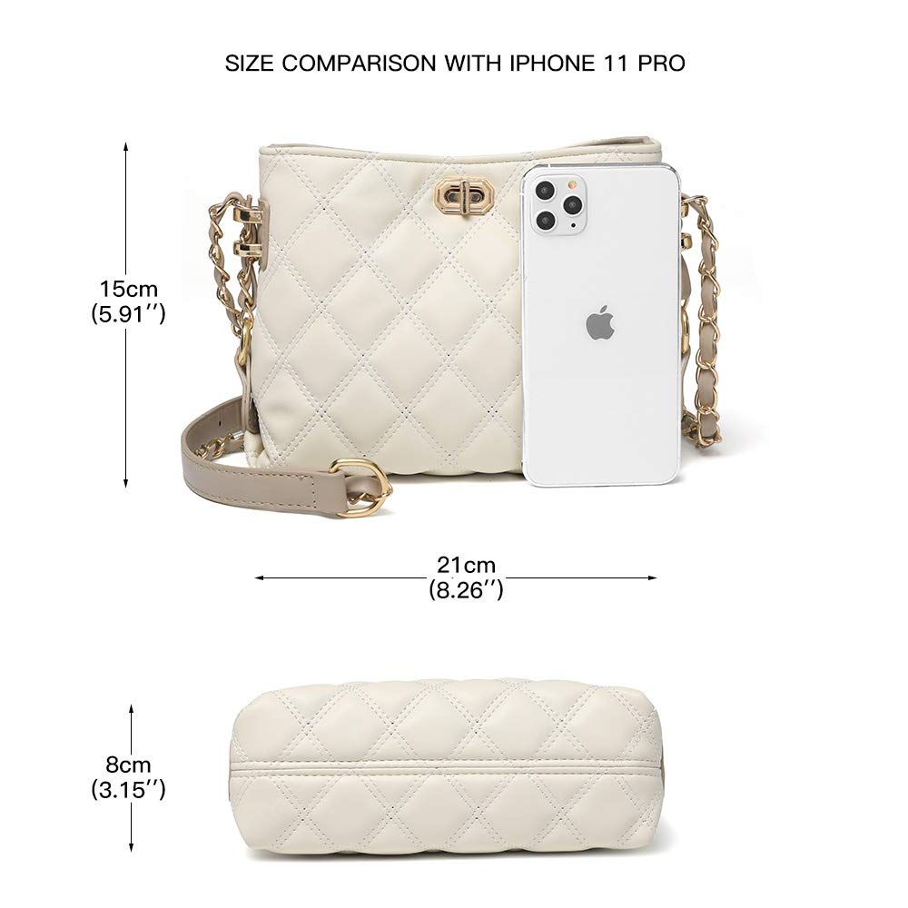 Stylish Women's Small Crossbody Bags - Genuine Leather Lightweight Shoulder Purse for Everyday Use, Travel & Shopping