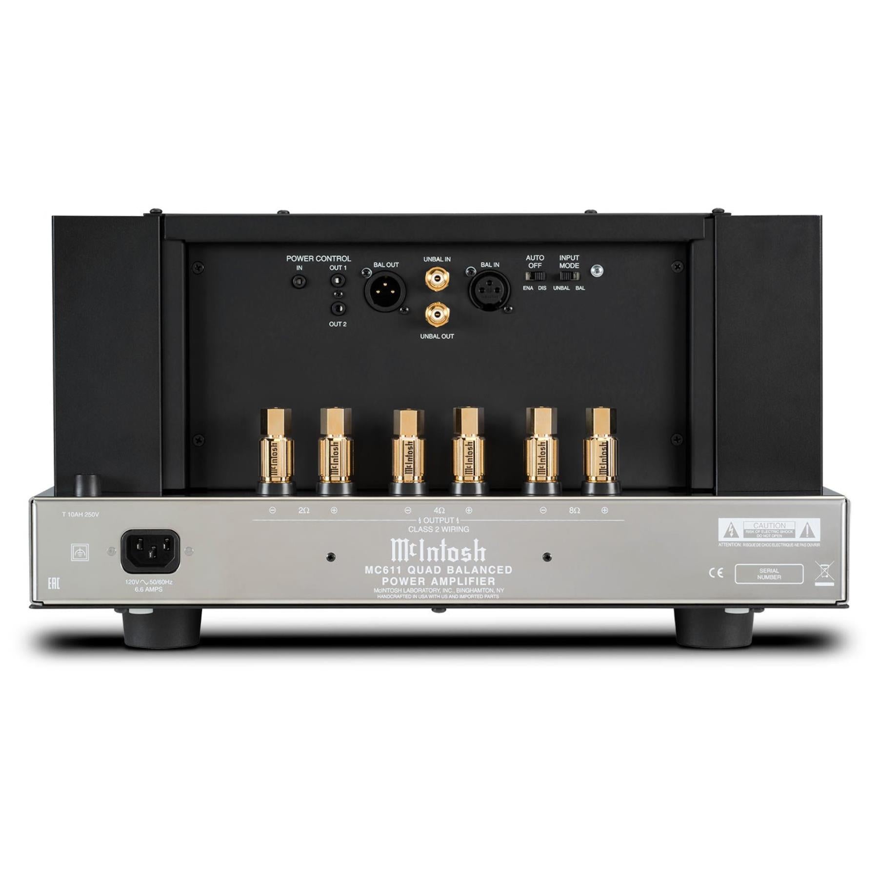 McIntosh MC611 1 Channel Solid State Power Amplifier - High-End Audio for Home Theater & Stereo Systems